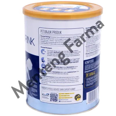 Nutricia Nutrinidrink Powder Vanila 800 gram - Susu Bubuk Formula Pertumbuhan 1 - 16 Tahun
