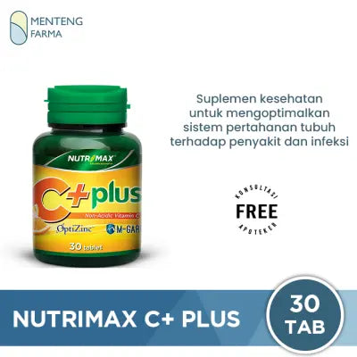 Nutrimax C+ Plus 30 tablet - Suplemen Kesehatan Penambah Daya Tahan Tubuh