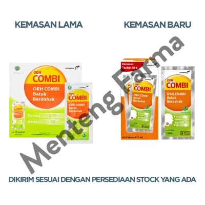 OBH Combi Batuk Berdahak Sachet 7.5 mL - Melegakan Tenggorokan