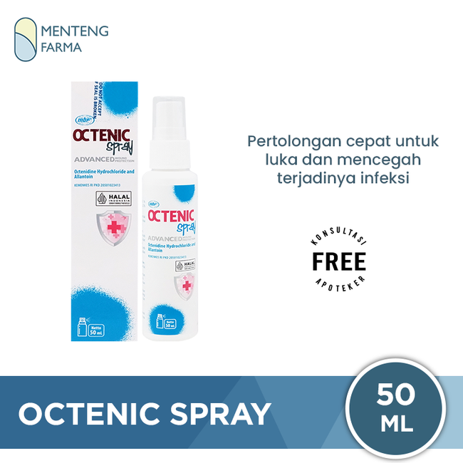 Octenic Spray 50 mL - Mencegah Infeksi pada Luka