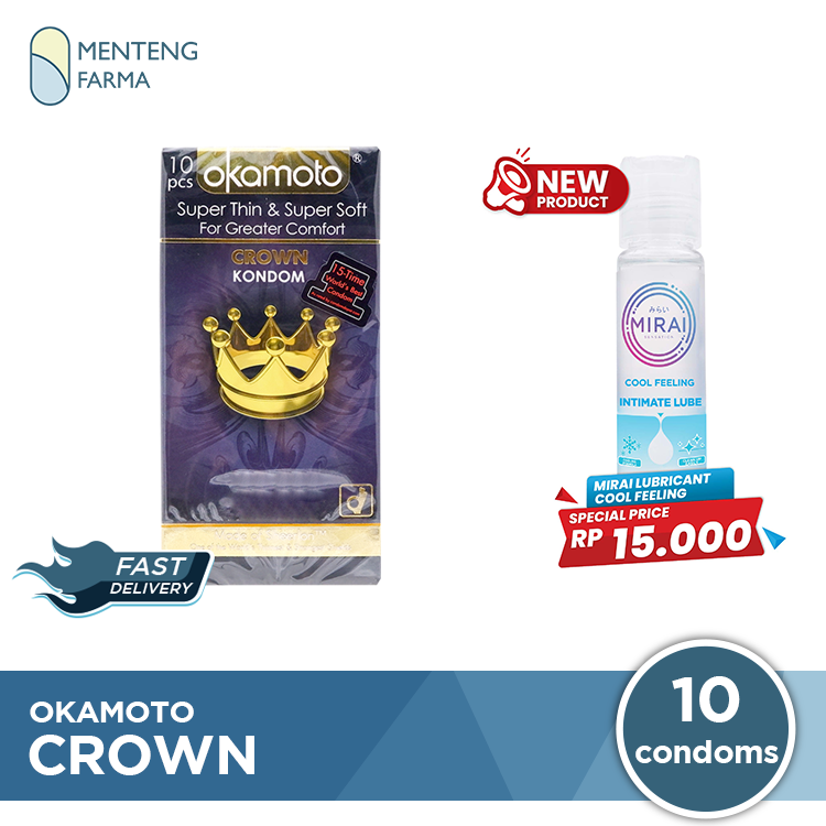 Kondom Okamoto Crown - Isi 10