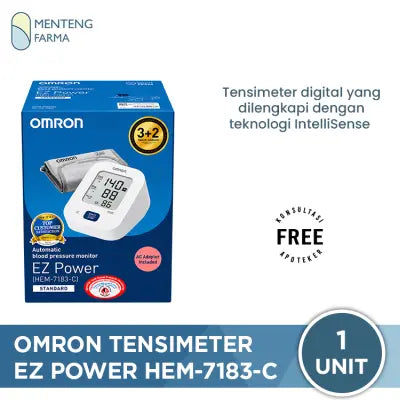 Omron Tensimeter Digital EZ Power HEM-7183-C - Alat Ukur Tekanan Darah