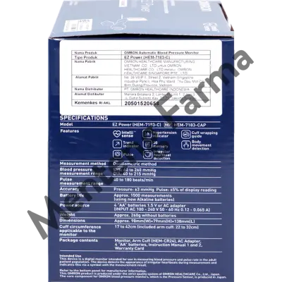 Omron Tensimeter Digital EZ Power HEM-7183-C - Alat Ukur Tekanan Darah