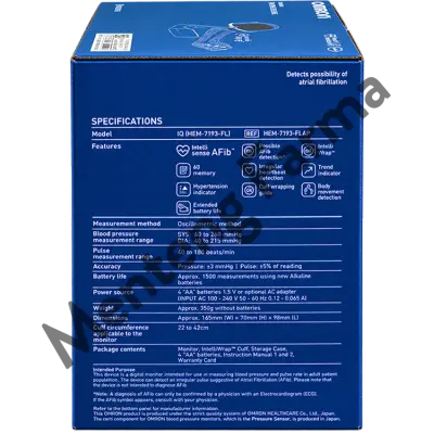 Omron Tensimeter IQ HEM-7193-FL - Alat Ukur Tekanan Darah Digital