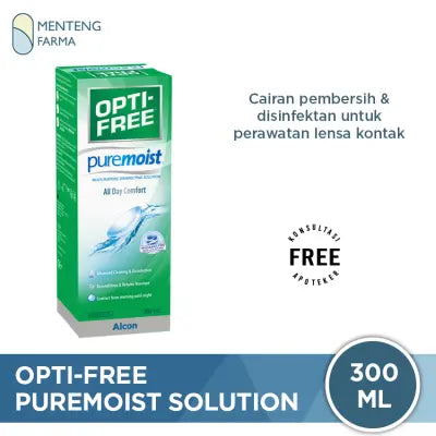 Opti-Free Puremoist Solution 300 ml - Cairan Pembersih Softlens