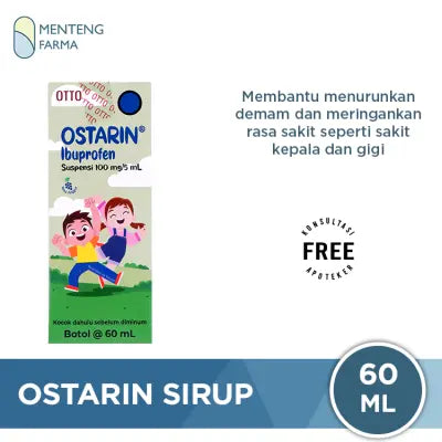 Ostarin Sirup 60 ml - Pereda Nyeri Ringan dan Sedang