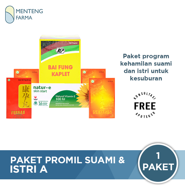 Paket Promil Suami & Istri A - Menteng Farma