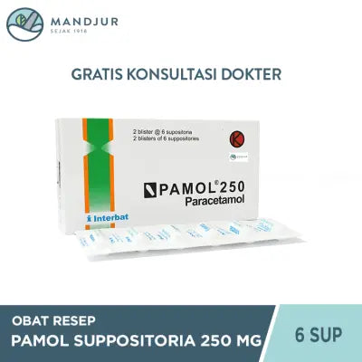 Pamol 250 Mg 6 Suppositoria