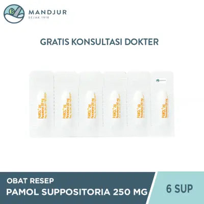 Pamol 250 Mg 6 Suppositoria