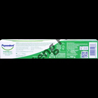 Pepsodent Herbal 190 Gr - Pasta Gigi Herbal dengan Ekstrak Daun Sirih