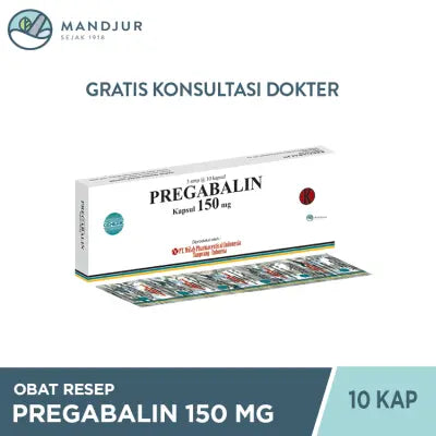 Pregabalin 150 mg 10 Kapsul