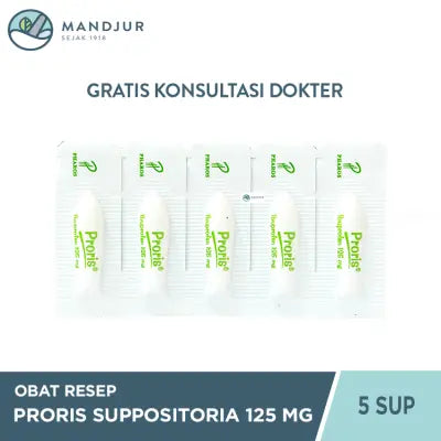 Proris 125 Mg 5 Suppositoria