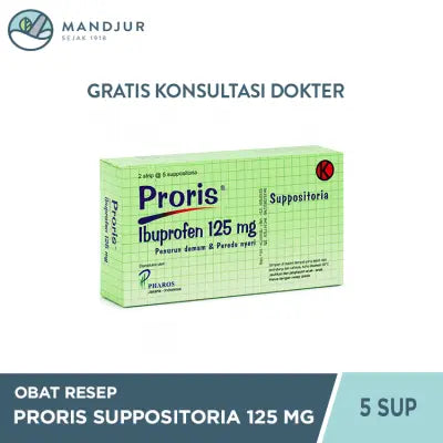 Proris 125 Mg 5 Suppositoria