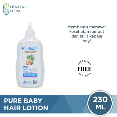 Pure Baby Hair Lotion 230 mL - Perawatan Rambut dan Kulit Kepala Bayi