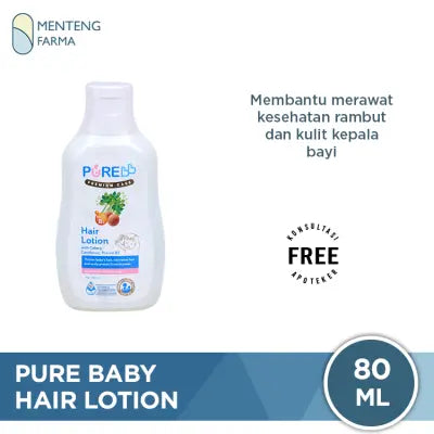 Pure Baby Hair Lotion 80 mL - Perawatan Rambut dan Kulit Kepala Bayi