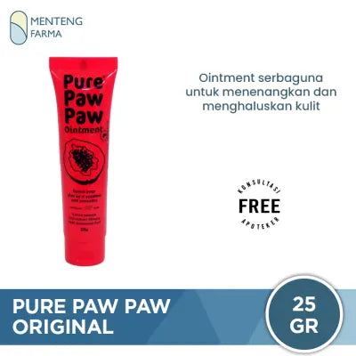 Pure Paw Paw Ointment Original 25 gr - Pelembap & Salep Serbaguna