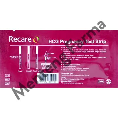 Recare tes kehamilan / test pack / pregnancy test - 3 strip
