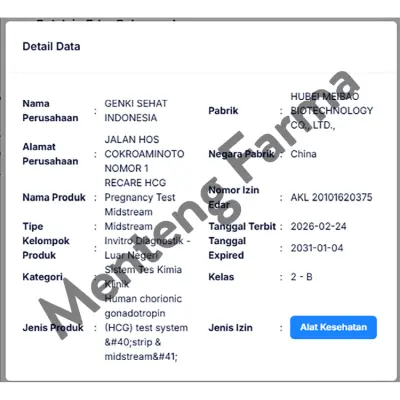 Recare tes kehamilan Midstream / test pack / pregnancy test - 1 Pack