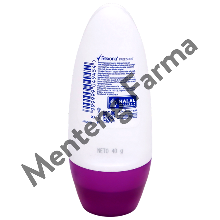 Rexona Anti-Perspirant Deodorant Roll On Free Spirit 40 Gr - Bebas Keringat dan Bau Badan Hingga 48
