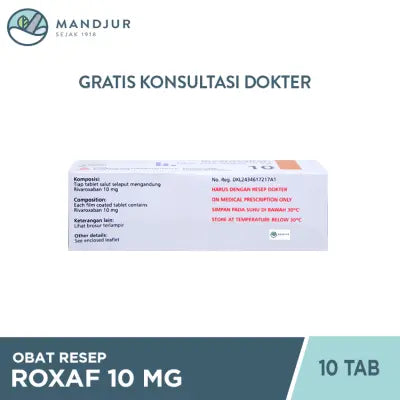 Roxaf 10 Mg 10 Tablet