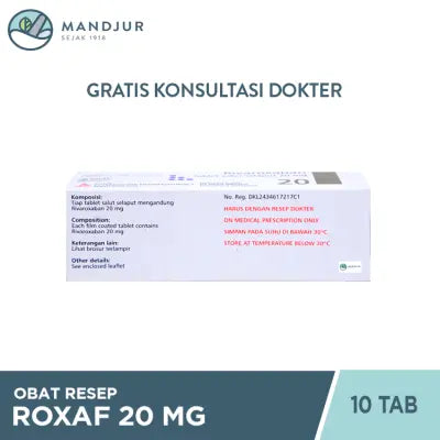 Roxaf 20 Mg 10 Tablet