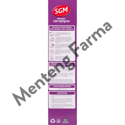 SGM Eksplor Gain Optigrow 1 Plus Vanilla Madu 800 Gram