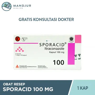 Sporacid 100 Mg 10 Kapsul