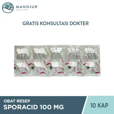 Sporacid 100 Mg 10 Kapsul