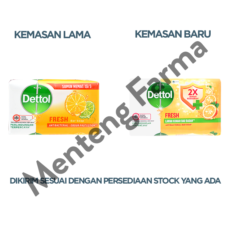 Sabun Mandi Batang Dettol Profresh Fresh - 60 gram
