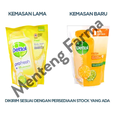 Sabun Mandi Cair Dettol ProFresh - 250 Gram
