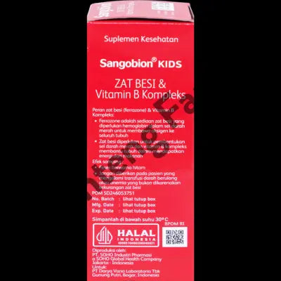 Sangobion Kids Sirup 100 mL - Suplemen Zat Besi & Vitamin B Kompleks Anak