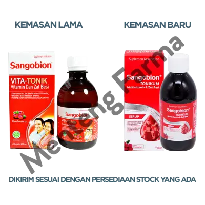 Sangobion Tonikum 250 mL - Suplemen Penambah Darah / Anemia