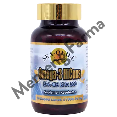 Sea Quill Omega-3 HiCons 50 Kapsul - Suplemen Kesehatan High Concentrate Formula