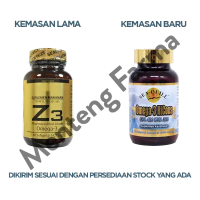 Sea Quill Omega-3 HiCons 50 Kapsul - Suplemen Kesehatan High Concentrate Formula