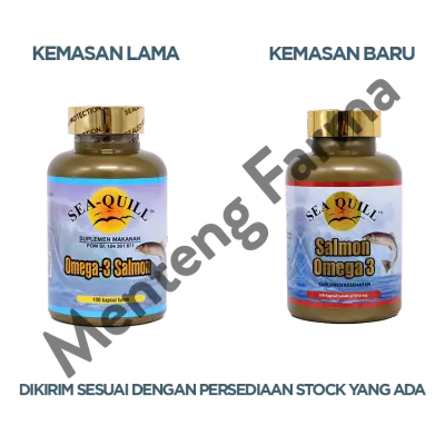Sea Quill Salmon Omega 3 (Isi 100 Kapsul)