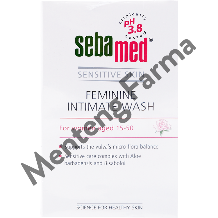 Sebamed Feminine Intimate Wash 200 ML - Sabun Kewanitaan Kulit Sensitive pH 3.8 - Menteng Farma