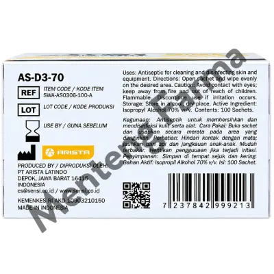 Sensi Alcohol Swabs / Tissue Alkohol Sensi