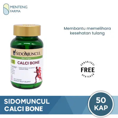 Sido Muncul Calci Bone 50 Kapsul - Memelihara Kesehatan Tulang