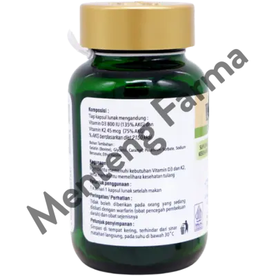 Sido Muncul Vitamin D3 + K2 50 Kapsul - Membantu Memelihara Kesehatan Tulang