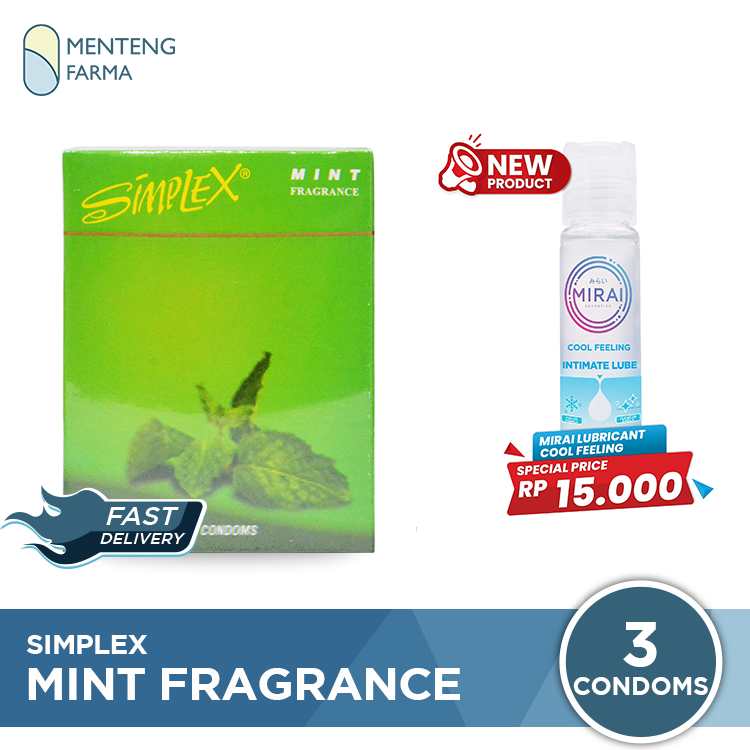 Kondom Simplex Mint Fragrance - Isi 3