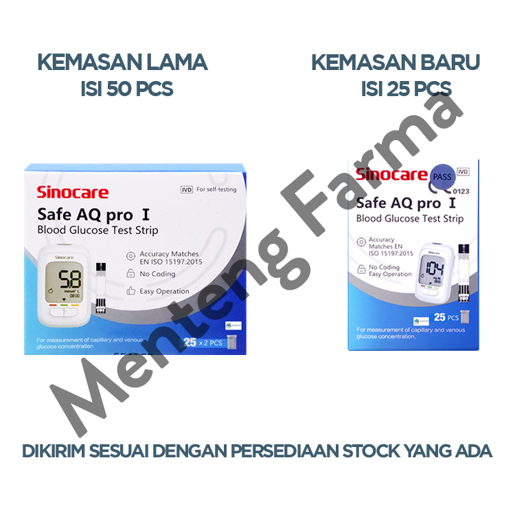 Sinocare Safe AQ Pro I Alat Cek Gula Darah