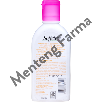 Soffell Lotion Wangi Kulit Jeruk 60 Gr - Lotion Anti Nyamuk - Menteng Farma