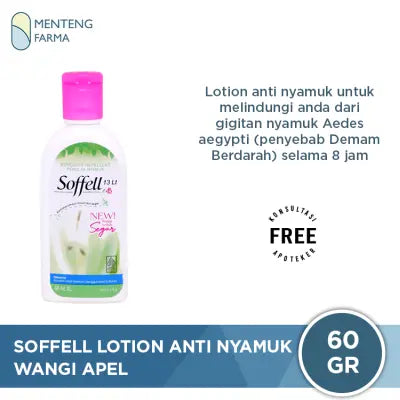 Soffell Lotion Wangi Apple 60 Gr - Lotion Anti Nyamuk