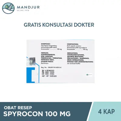 Spyrocon 100 mg 4 Kapsul
