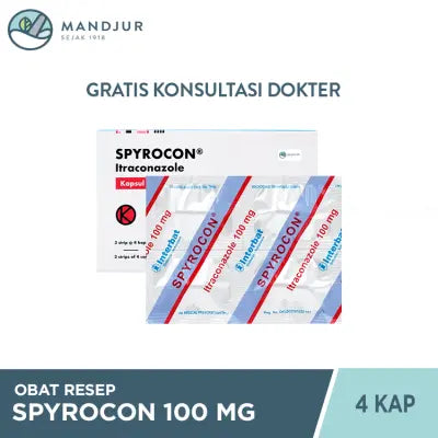 Spyrocon 100 mg 4 Kapsul