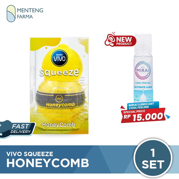 Vivo Squeeze Ball Honey Comb