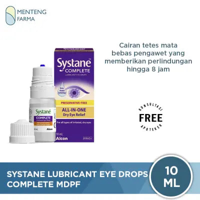 Systane Complete MDPF Lubricant Eye Drops 10 ml - Cairan Tetes Mata