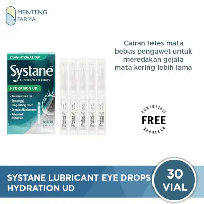 Systane Hydration UD Lubricant Eye Drops Isi 30 @0.7ml - Cairan Tetes Mata