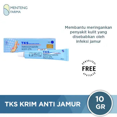 TKS Krim Anti Jamur 10 gr - Salep Obat Jamur Panu Kadas Kudis Kurap Dan gatal