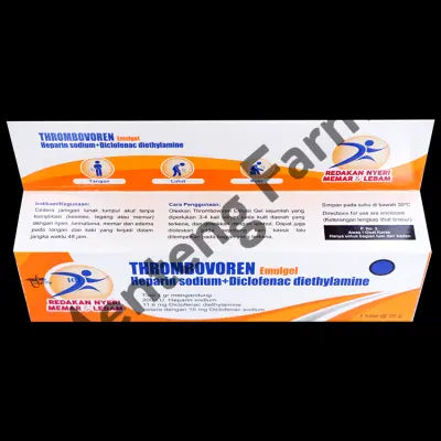 Thrombovoren Emulgel 20 Gram - Redakan Nyeri Memar & Lebam